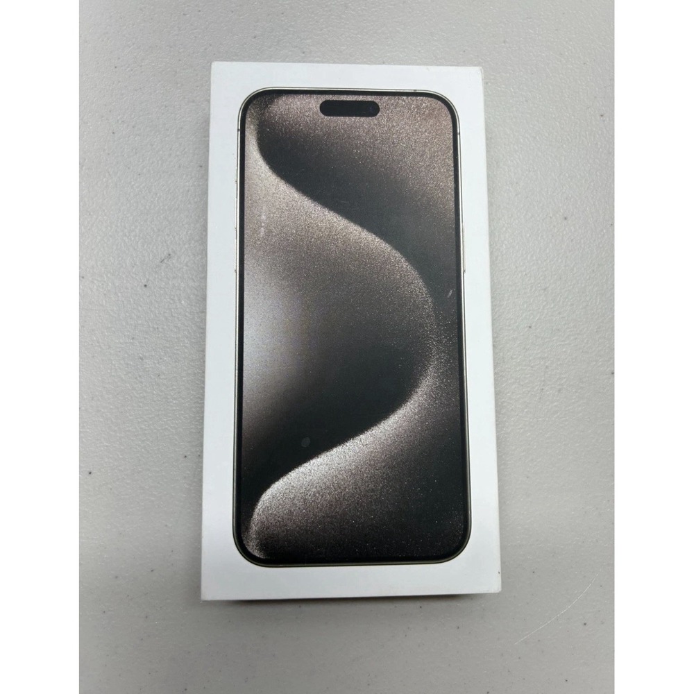Apple iPhone 15 Pro Max Natural Titanium 256GB Empty Box ONLY A2849